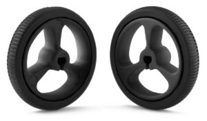 Llanta 32x7 - para eje en D de 3mm - Par Negro