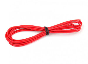 Cable flexible de silicon Rojo - 20 AWG (1 metro)