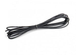 Cable flexible de silicon Negro - 20 AWG (1 metro)