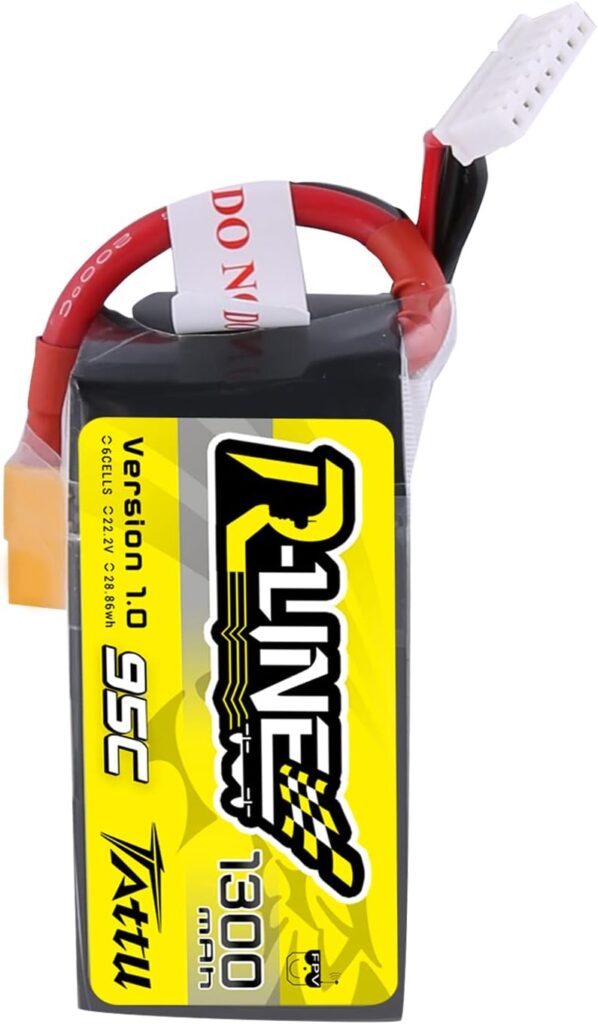 LiPo 1300mAh 6S(22.2v) 95C XT60 R-Line