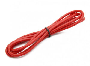 Cable flexible de silicon Rojo - 14 AWG (1 metro)