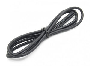 Cable flexible de silicon Negro - 14 AWG (1 metro)