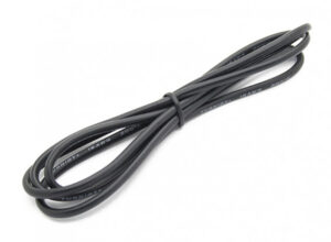 Cable flexible de silicon Negro - 16 AWG (1 metro)
