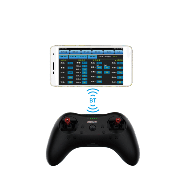 Radio RC T8S 8 Canales 2.4GHz Emisor RC y Receptor R8EF RX - Image 3
