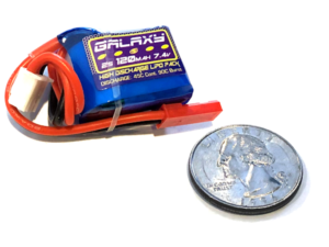 Batería LiPo 2S 120mAh FingerTech para robótica y robots antweight
