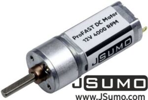 Motorreductor ProFast 12V 3600RPM para robot de velocidad o seguidor de línea
