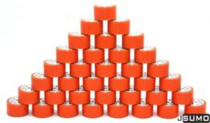 SLT20 Aluminio - Juego de ruedas de silicona (33 mm x 20 mm - par)