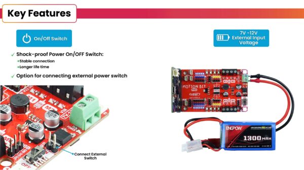 MOTION:BIT Pro - Placa de expansión de 12 V para micro:bit - Image 12