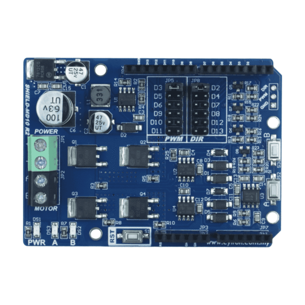 Shield con driver dual de motores de 10 Amperios 7 V-30 V DC para Arduino - Image 2