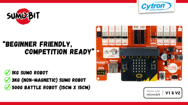 SUMO:BIT - Placa de expansión de robot Sumo para micro:bit - Image 14
