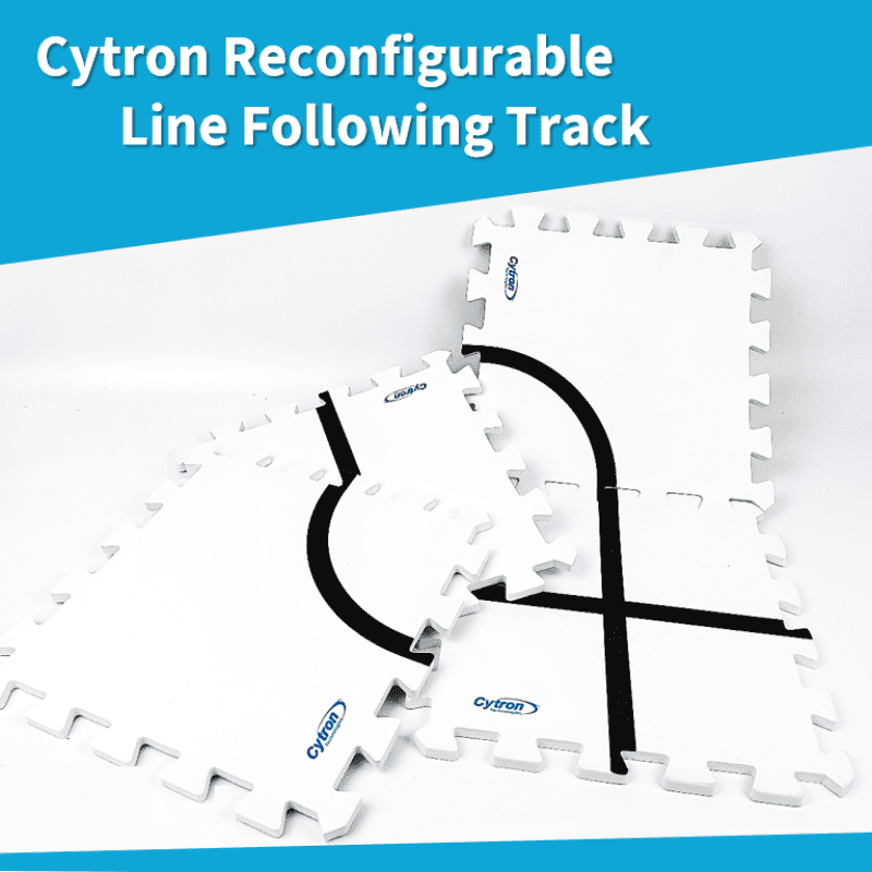 Pista de seguimiento de línea reconfigurable Cytron