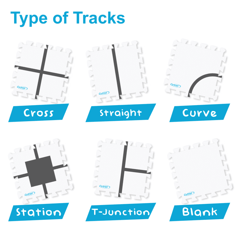 Pista de seguimiento de línea reconfigurable Cytron - Image 3