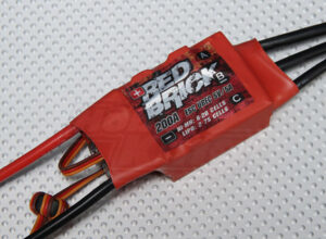 ESC Red Brick 200A controlador electrónico de velocidad para motor brushless de alta potencia en robot o vehículo RC