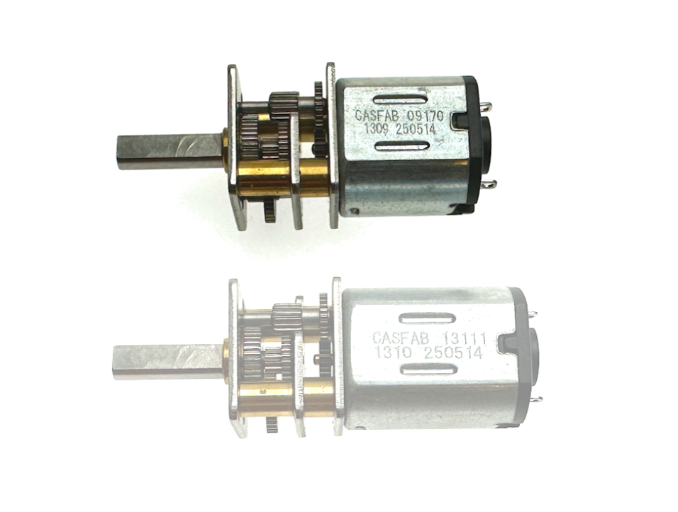 Micro Spark motorreductor DC ultracompacto para robots ligeros