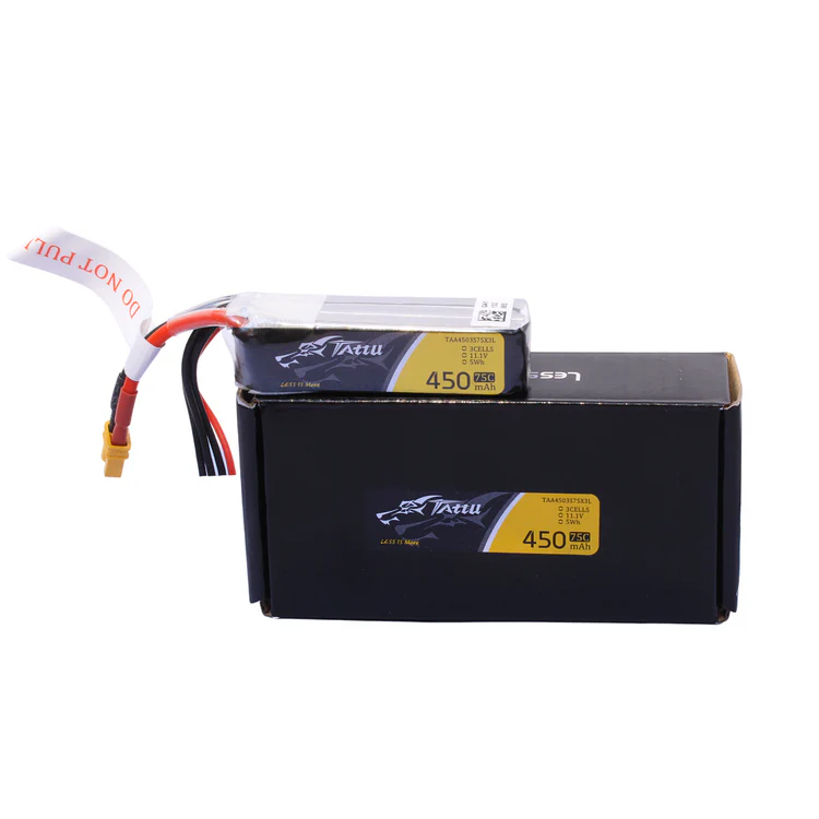 Batería LiPo Tattu 450 mAh 3S 75C 11.1v XT30 - Image 2