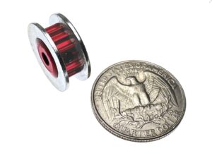 polea FingerTech 15T S3M de aluminio delgada para robotica
