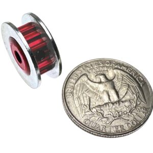 polea FingerTech 15T S3M de aluminio delgada para robotica