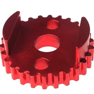 Polea de aluminio FingerTech S3M 26T para transmisión por banda en robots de combate