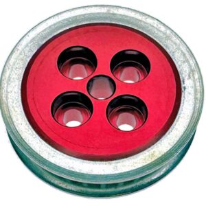 polea aluminio FingerTech 30T S3M para robot de combate