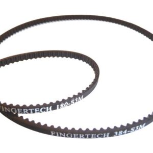 Banda para robot FingerTech utilizada como correa de transmisión en sistema de potencia de robot de combate