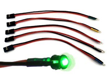 LED indicador FingerTech con clip para montaje en panel