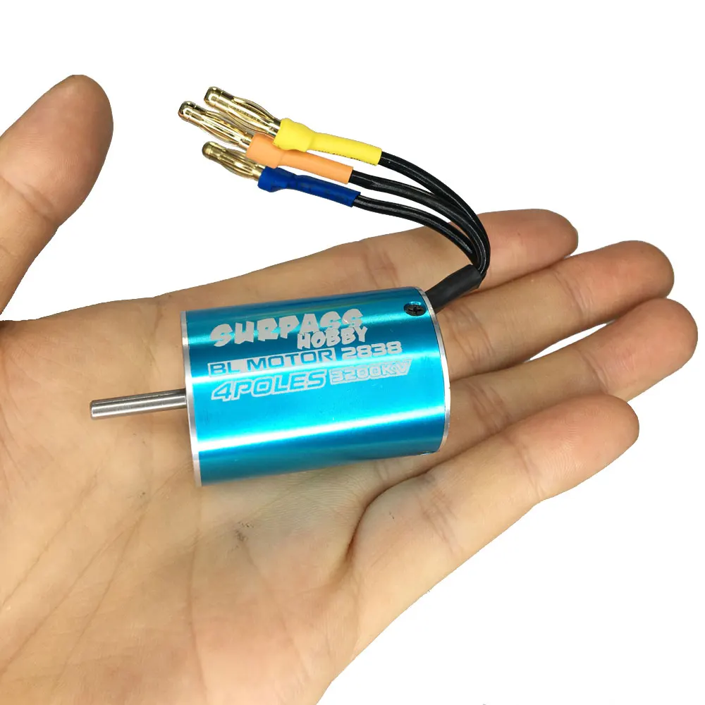 Motor brushless 2838 3200KV de alta velocidad para coche RC