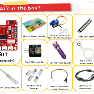 Reka BIT RBT Project Kit sin microbit con múltiples puertos para sensores y actuadores