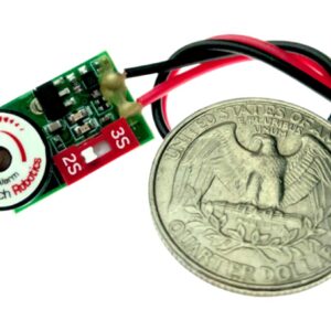 alarma de bajo voltaje LiPo 2S-3S con buzzer y LED para monitoreo de batería