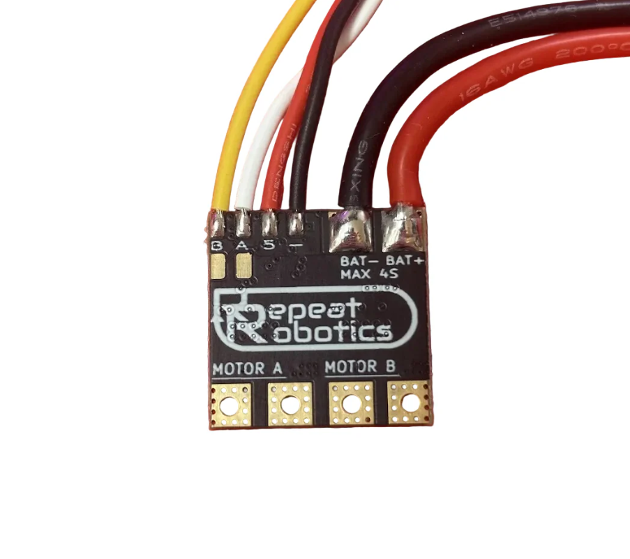 Dominion Dual Brushed Drive ESC controlador dual para tracción de robots Antweight