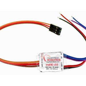 tinyESC v3 controlador de velocidad brushed bidireccional ultracompacto para robots