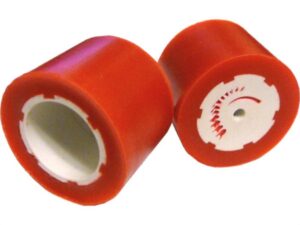 Par de ruedas FingerTech Mini Sumo 30mm x 21.6mm pulgadas con poliuretano de alta tracción para robots minisumo