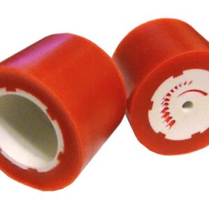 Par de ruedas FingerTech Mini Sumo 30mm x 21.6mm pulgadas con poliuretano de alta tracción para robots minisumo