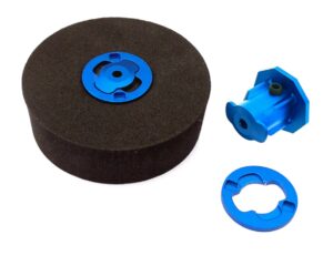 Twist Hubs FingerTech de aluminio anodizado para montaje de ruedas foam en robots de combate