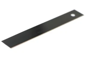 Cuchilla Kanzawa negra japonesa para robot minisumo fabricada en acero inoxidable endurecido