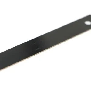 Cuchilla Kanzawa negra japonesa para robot minisumo fabricada en acero inoxidable endurecido