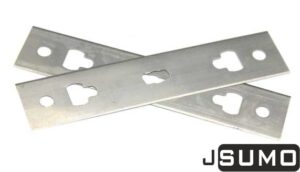 Mini Katana de acero para robot minisumo de 10 cm utilizada como cuchilla frontal de empuje