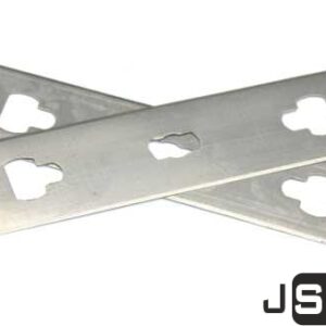 Mini Katana de acero para robot minisumo de 10 cm utilizada como cuchilla frontal de empuje