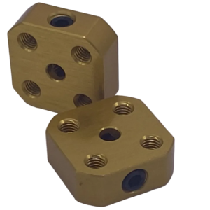 Gold Screw Hub for custom wheels (2 pack) Repeat Robotics