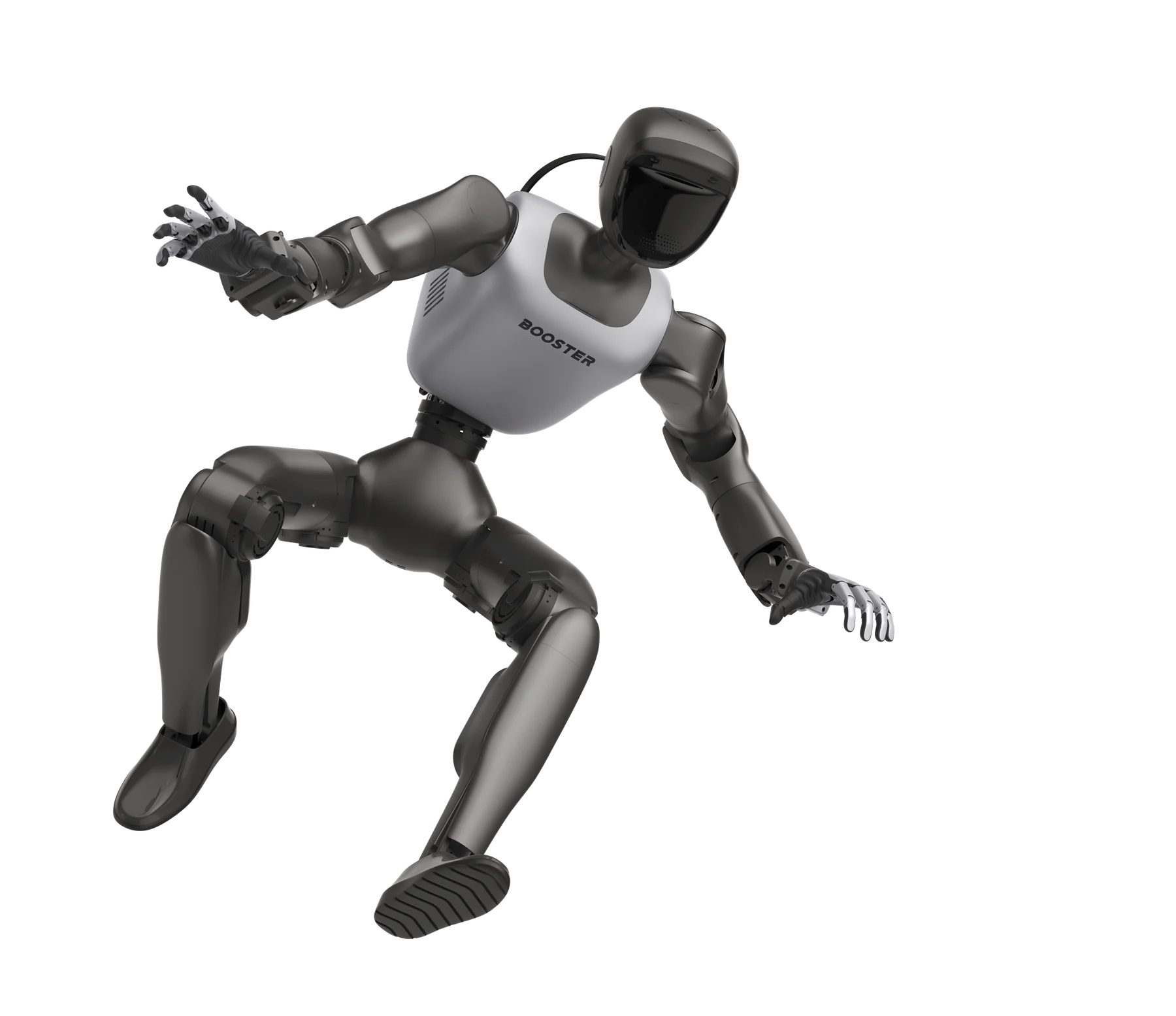 Render de Booster T2 en pose dinámica 02