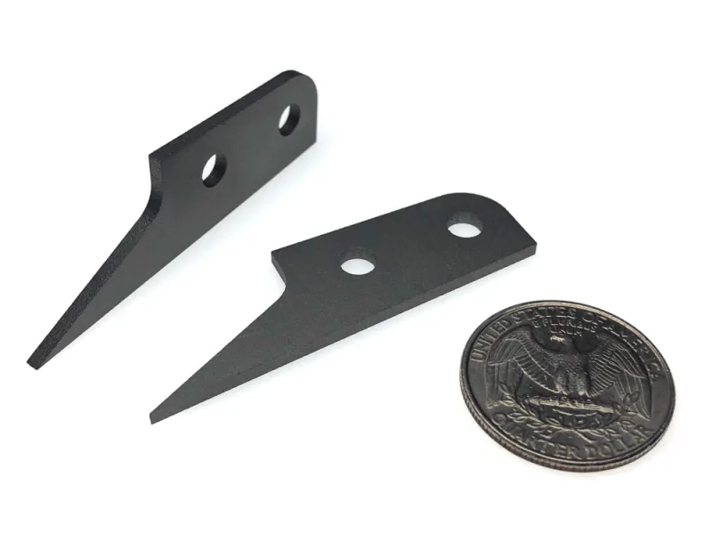 Horquillas de titanio FingerTech de 2 mm (par)