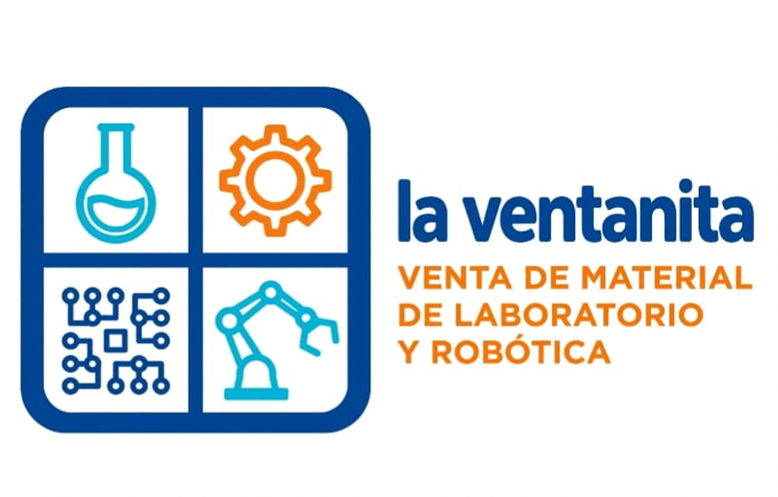 Logotipo de La Ventanita, venta de material de laboratorio y robótica