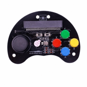 Mando de juego para micro:bit con joystick y cuatro botones de colores