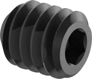 Prisionero negro Fijatec 4-40 por 1/8 de pulgada con entrada Allen